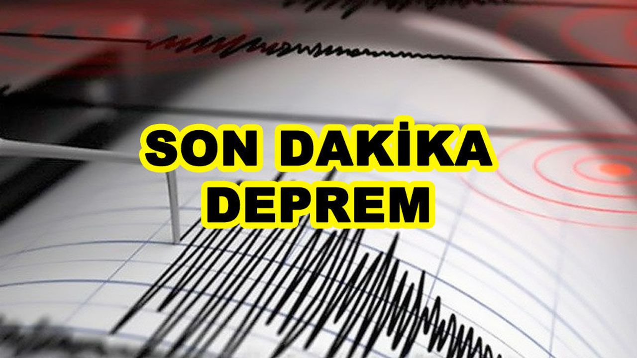 Bingöl'de 5,9 büyüklüğünde deprem meydana geldi!