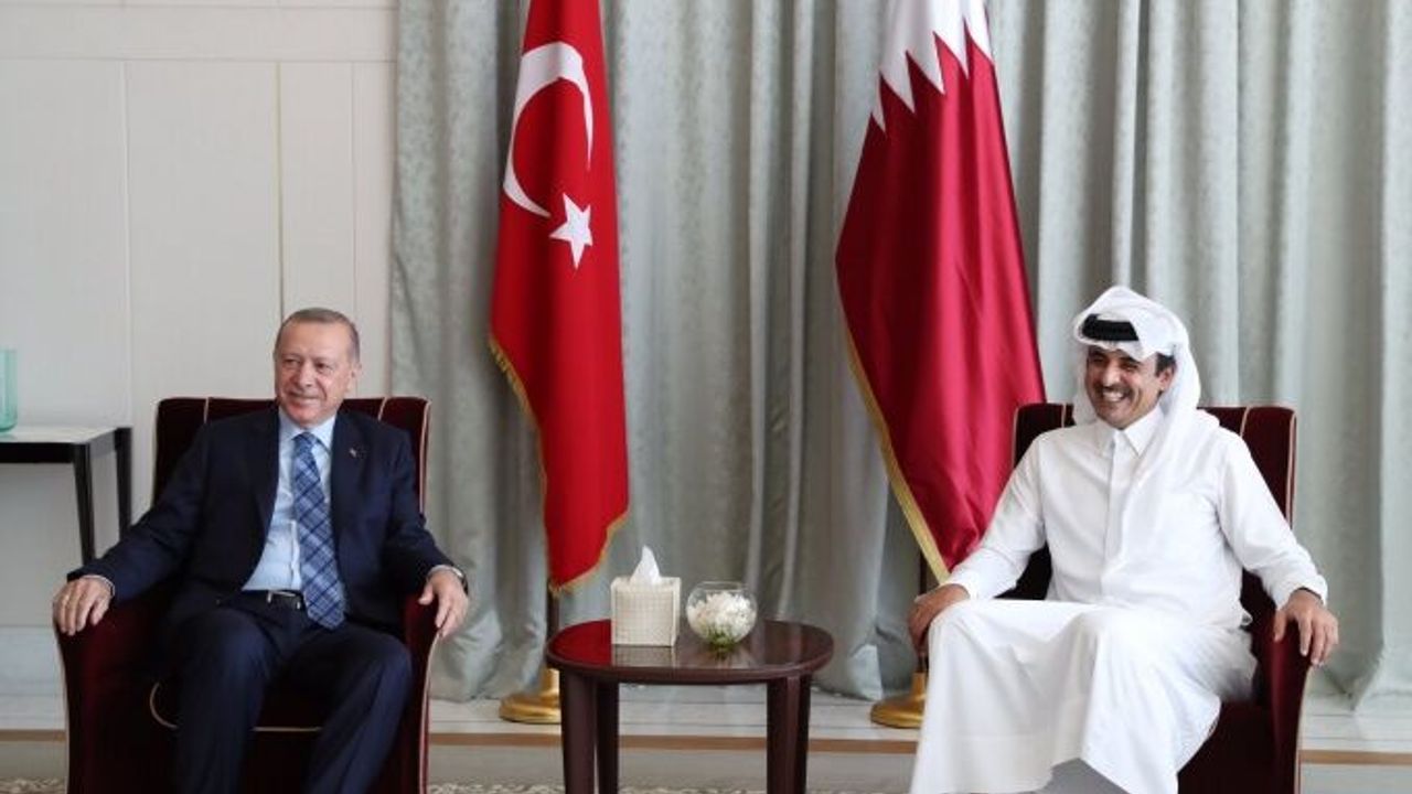 Cumhurbaşkanı Erdoğan Katar Emiri Şeyh Temim bin Hamed Al Sani ile görüştü!