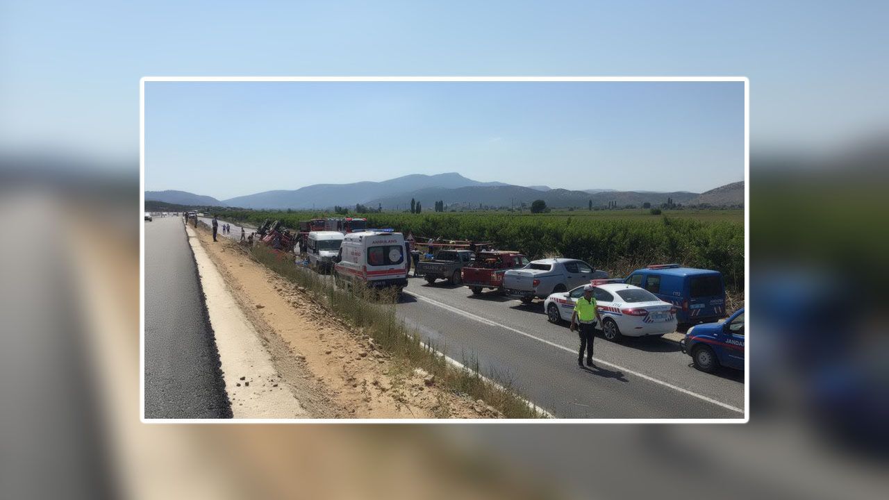 İzmir'in Tire ilçesinde arazöz devrildi! 2 ölü 2 yaralı