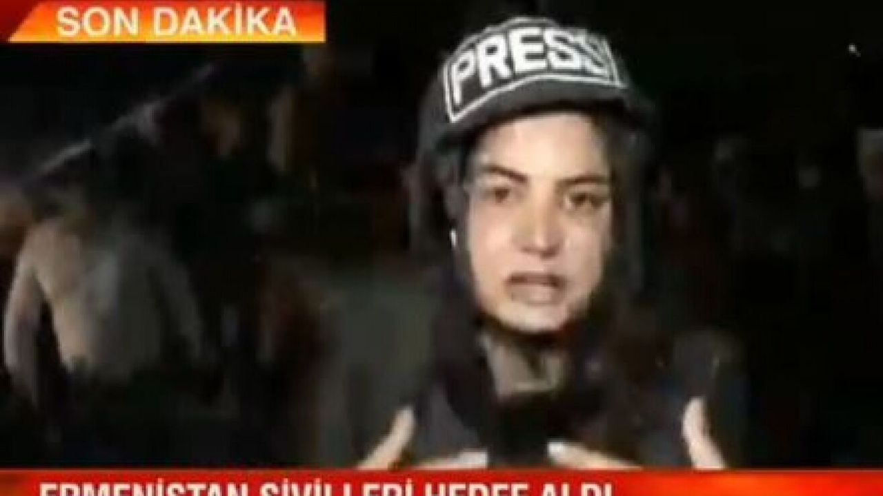 CNN Türk muhabiri Gence saldırısını anlatırken göz yaşlarını zor tuttu