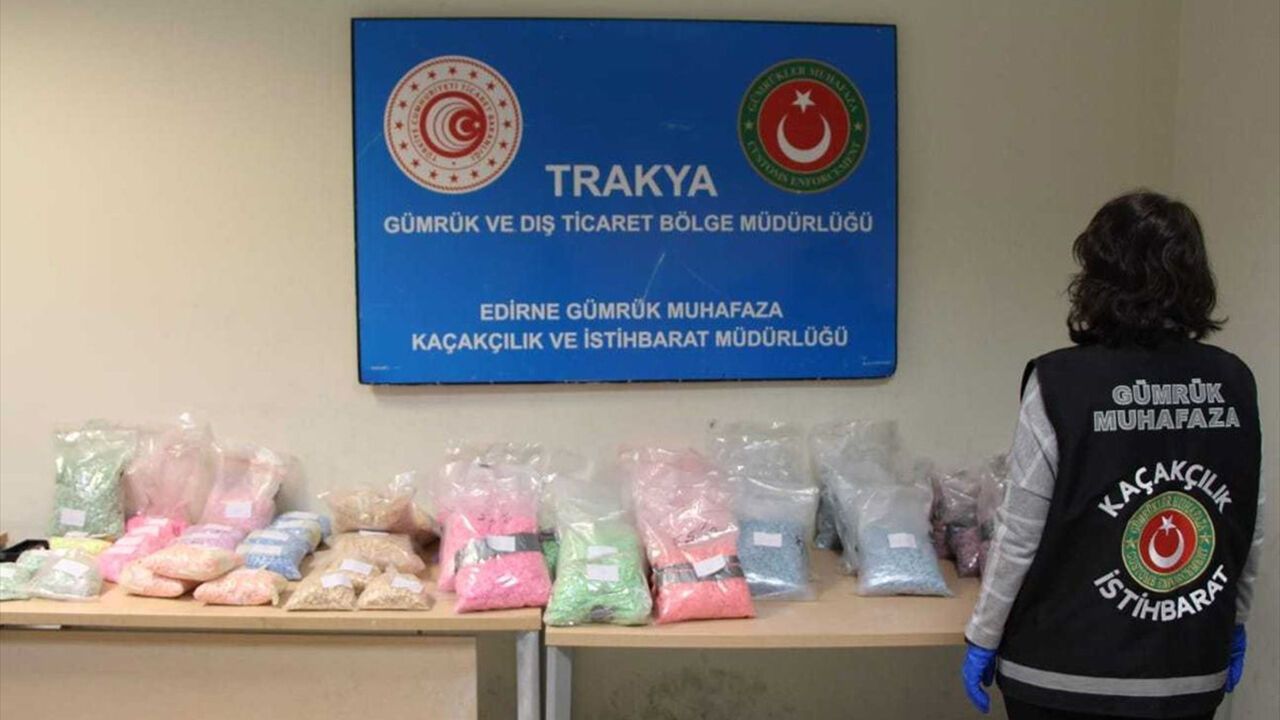 Kapıkule gümrük kapısında 36,5 milyon liralık uyuşturucu ele geçirildi
