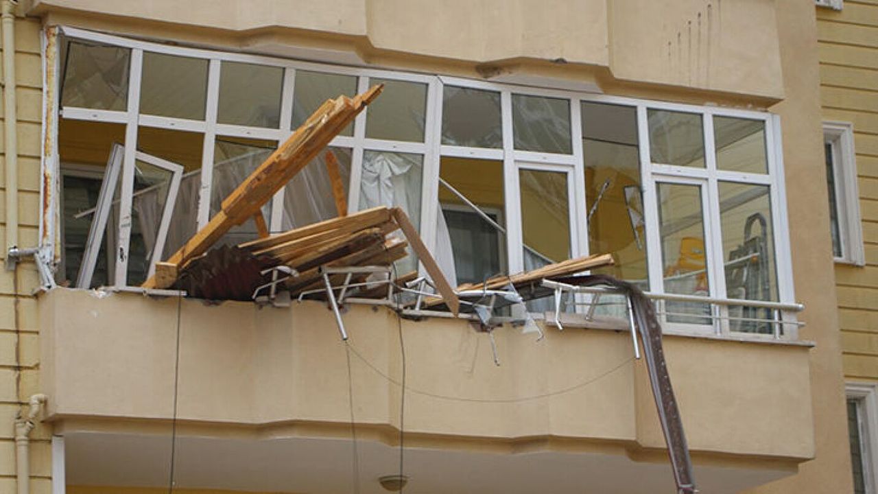 Tokat'ta fırtına kenti adeta yıktı geçti