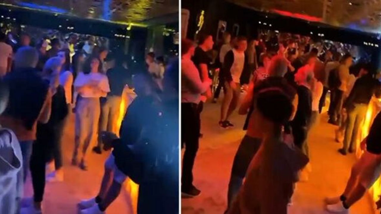 Antalya'da bir otelde korona partisi!