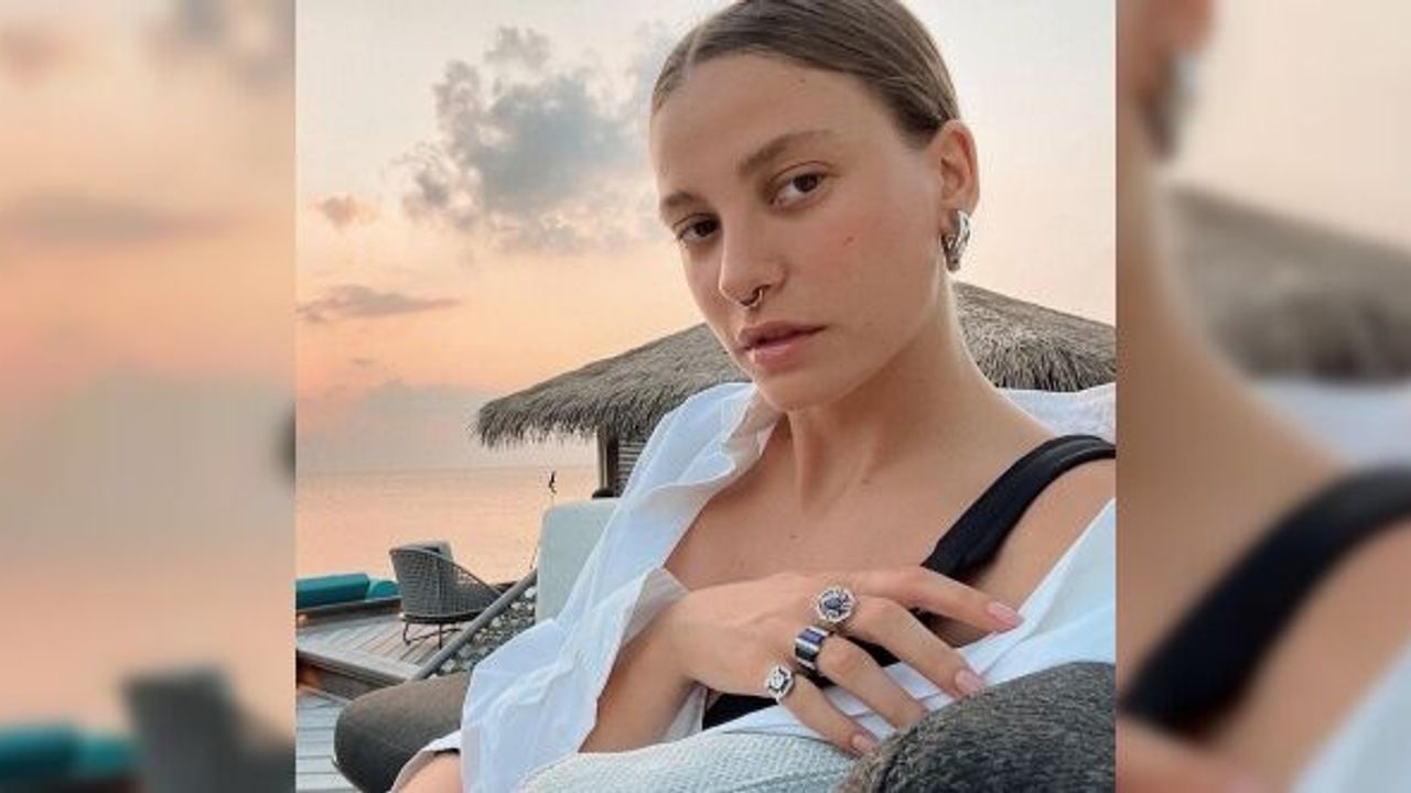 Serenay Sarıkaya çok konuşulan Maldivler tatiline bakın kiminle gitmiş?