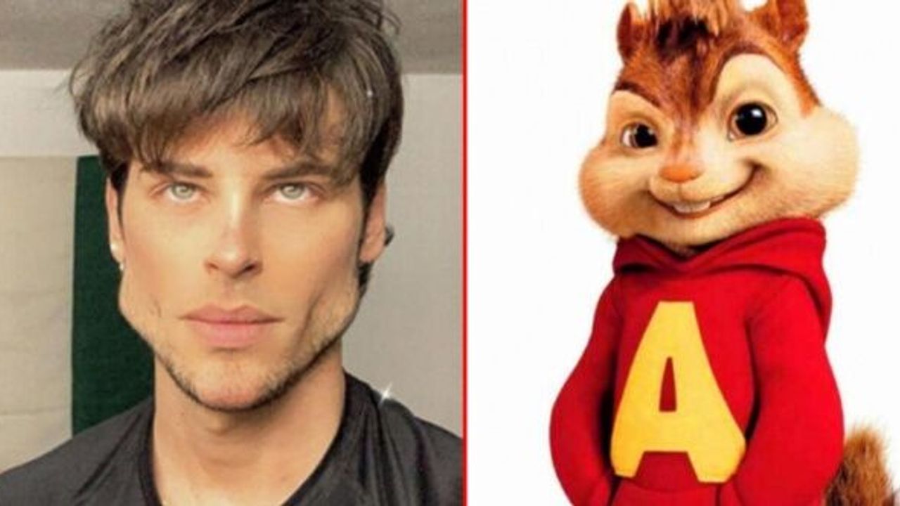 Yakışıklı model değişeyim derken Alvin'e benzedi!