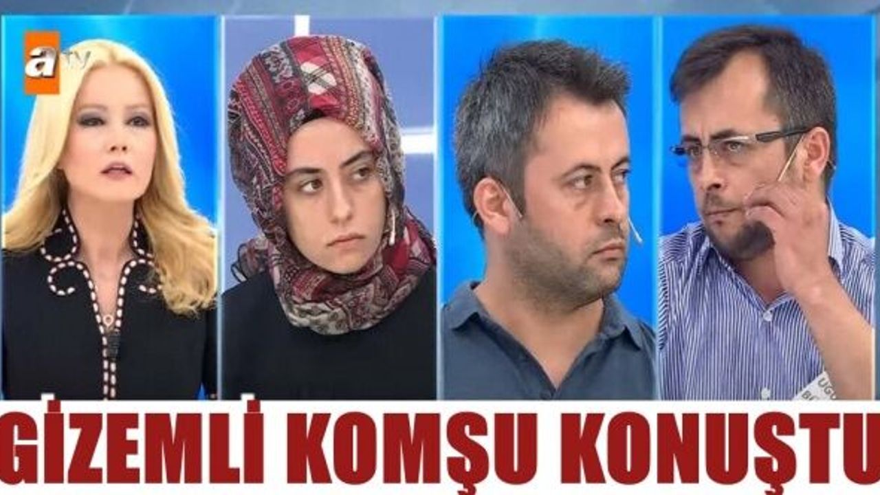 Müge Anlı'da ele alınan Büyükşen cinayetinde gizemli komşu konuştu.