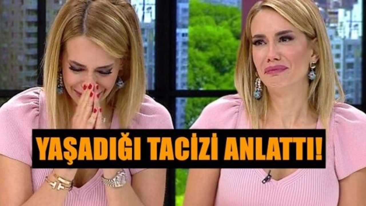Ünlü sunucu yaşadığı tacizi canlı yayında gözyaşlarıyla anlattı!