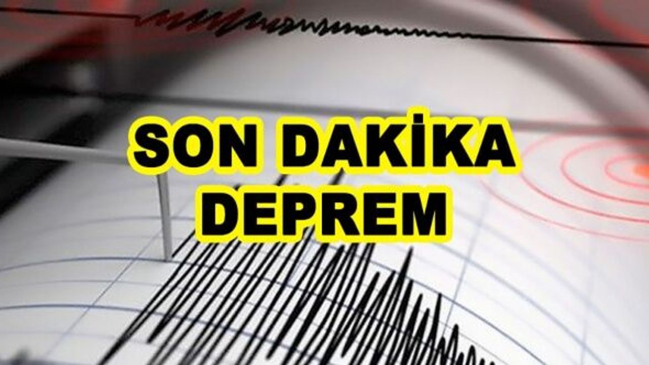Muğla'nın Datça ilçesi açıklarında 4,3 büyüklüğünde deprem
