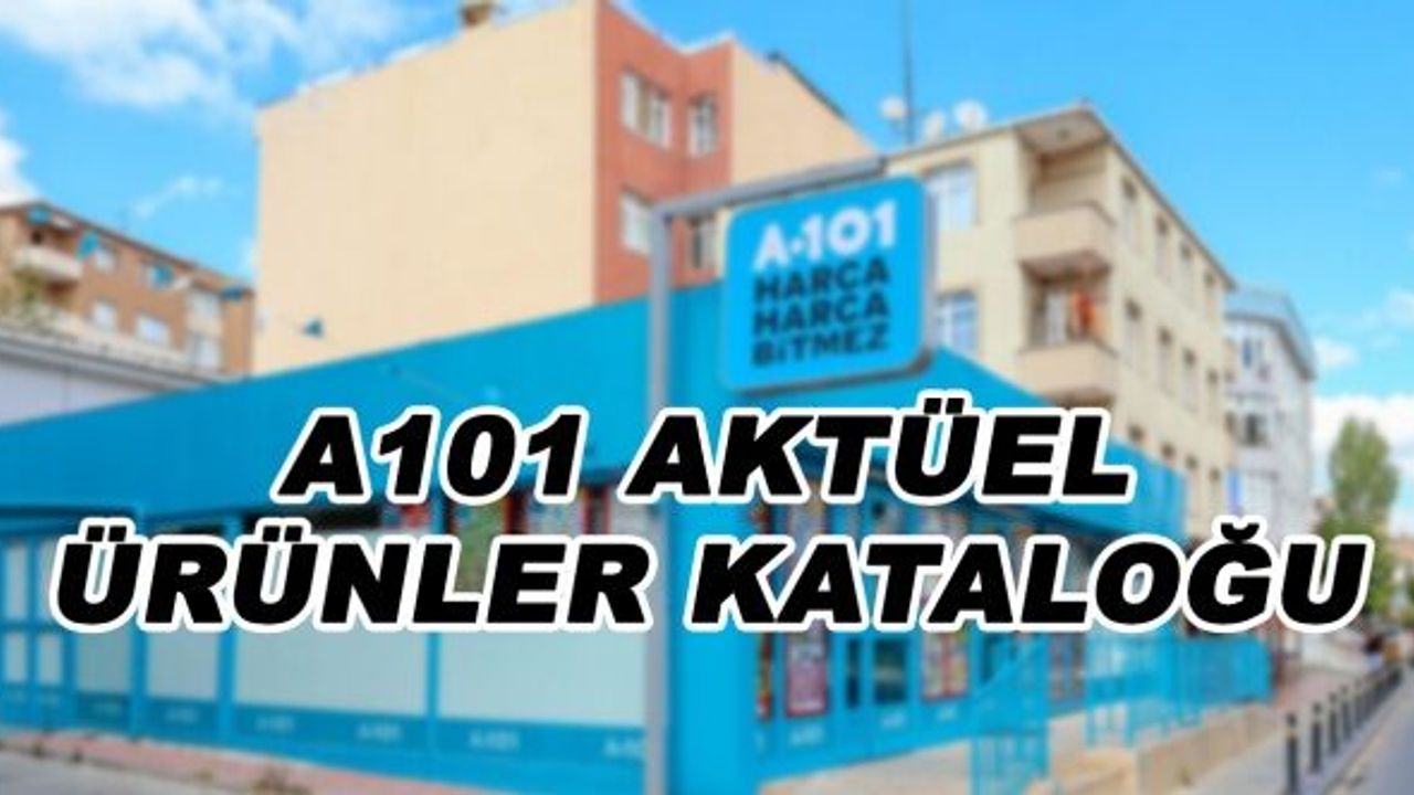 A101 18 kasım haftası ürün katalogu yayında
