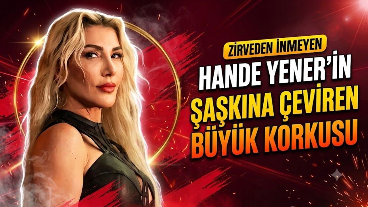 Zirveden İnmeyen Hande Yener’in Şaşkına Çeviren Büyük Korkusu