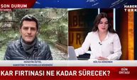 Habertürk'te kar haberi yaparken birbirlerine iltifat yağdırdılar