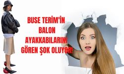 Buse Terim'in ilginç ayakkabıları! Bakan bir daha bakıyor