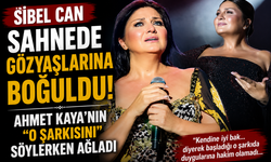 Sibel Can Sahnede Gözyaşlarına Boğuldu! Ahmet Kaya'nın O Şarkısını Söylerken Ağladı