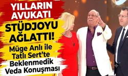 Yılların Avukatı Stüdyoyu Ağlattı! Müge Anlı ile Tatlı Sert'te Beklenmedik Veda Konuşması