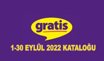 Gratis 1-30 Eylül 2022 Ürün Kataloğu Yayında