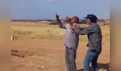 Şanlıurfa'da aşırı sıcak yüzünden güneşi taşladı