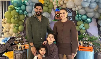 Fahriye Evcen oğlu Kerem'in 2. yaş gününü kutladı