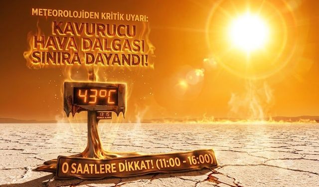 Meteorolojiden Kritik Uyarı: Kavurucu Hava Dalgası Sınıra Dayandı, O Saatlere Dikkat!