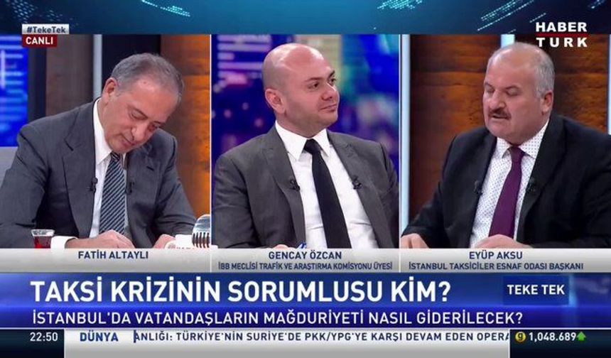 Fatih Altaylı'nın taksi isyanı! Odunla taksi camı kırmak istiyorum