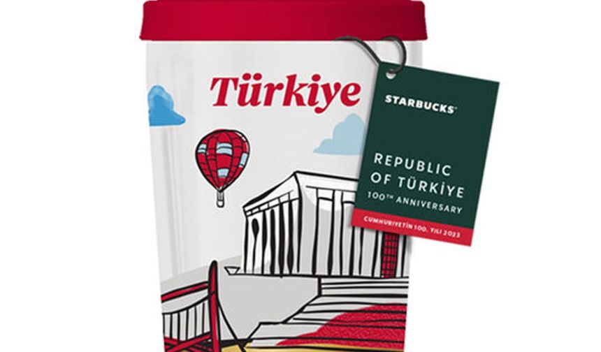 Starbucks'tan Cumhuriyetin 100. yılına özel bardaklar