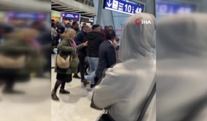 Fransa’da PKK yandaşları havalimanını birbirine kattı