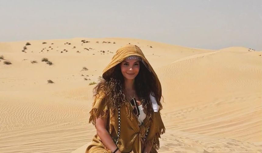 Ebru Şahin Abu Dabi Tatilinden Kareler Paylaştı