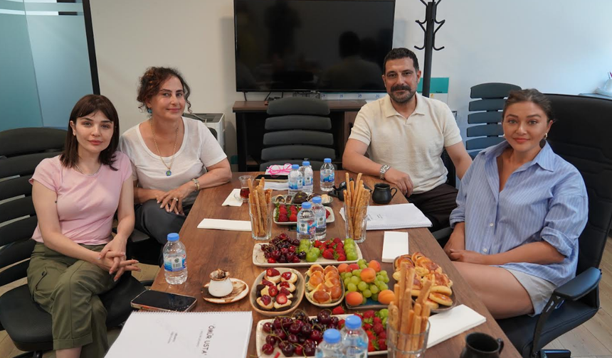 NOW'un İddialı Dizisi "Ömür Usta" Sete Hazırlanıyor! Yıldız Kadro İlk Kez Buluştu