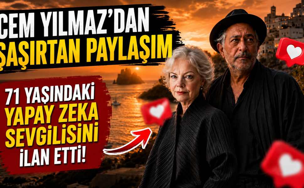 Cem Yılmaz'dan Şaşırtan Paylaşım 71 Yaşındaki Yapay Zeka Sevgilisini İlan Etti!