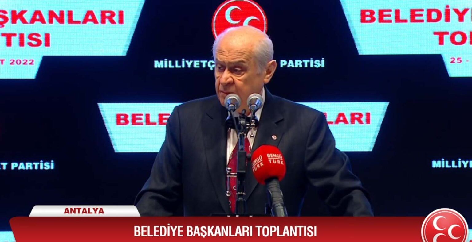 Devlet Bahçeli Belediye Başkanları Toplantısı