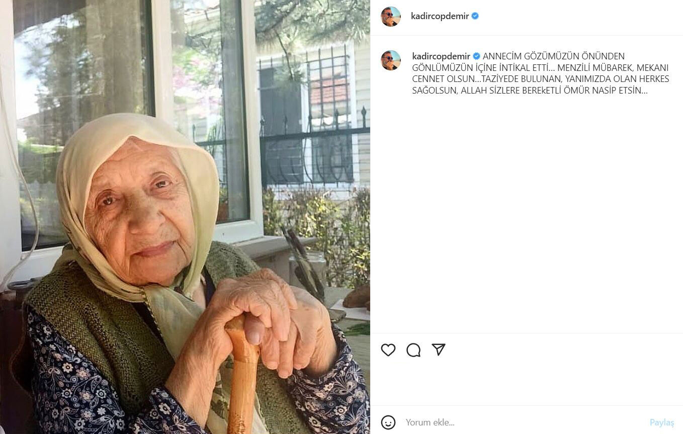 kadir çöpdemir annesi post