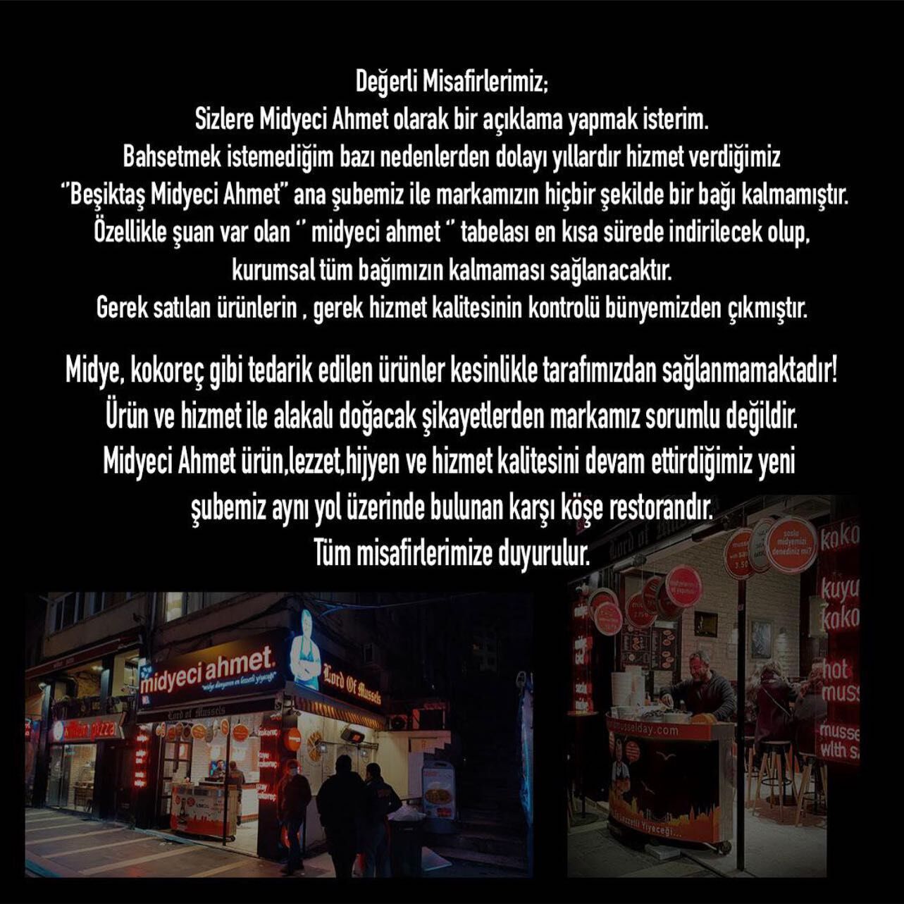 midyeci ahmet açıklama