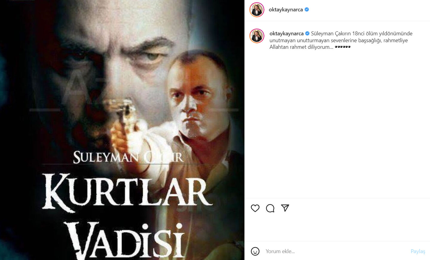 Süleyman Çakır Oktay Kaynarca 18. Ölüm Yıldönümü