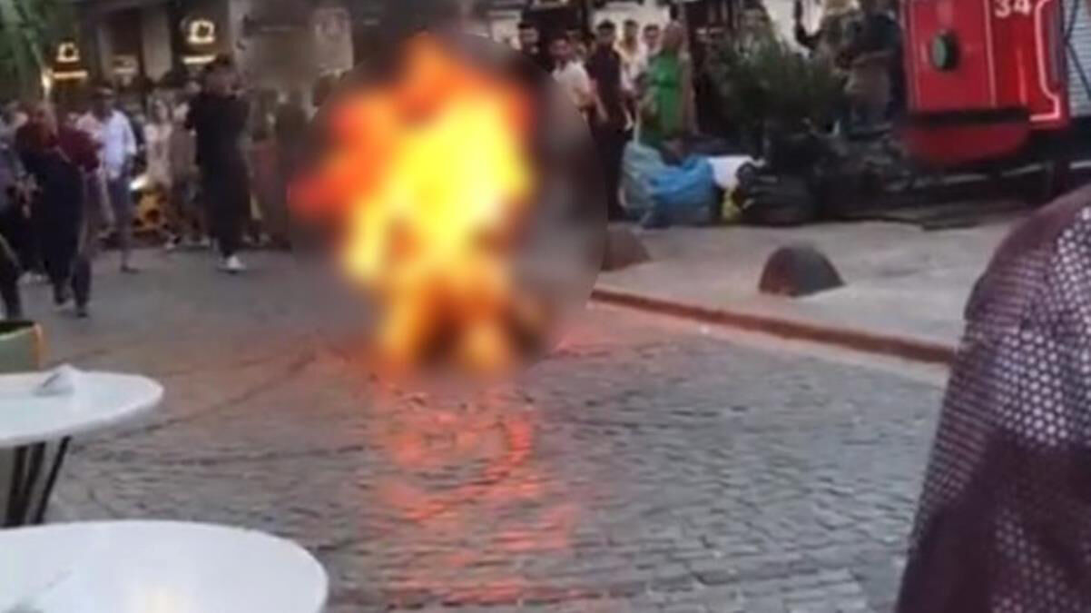 galata kulesi yanan kişi 1