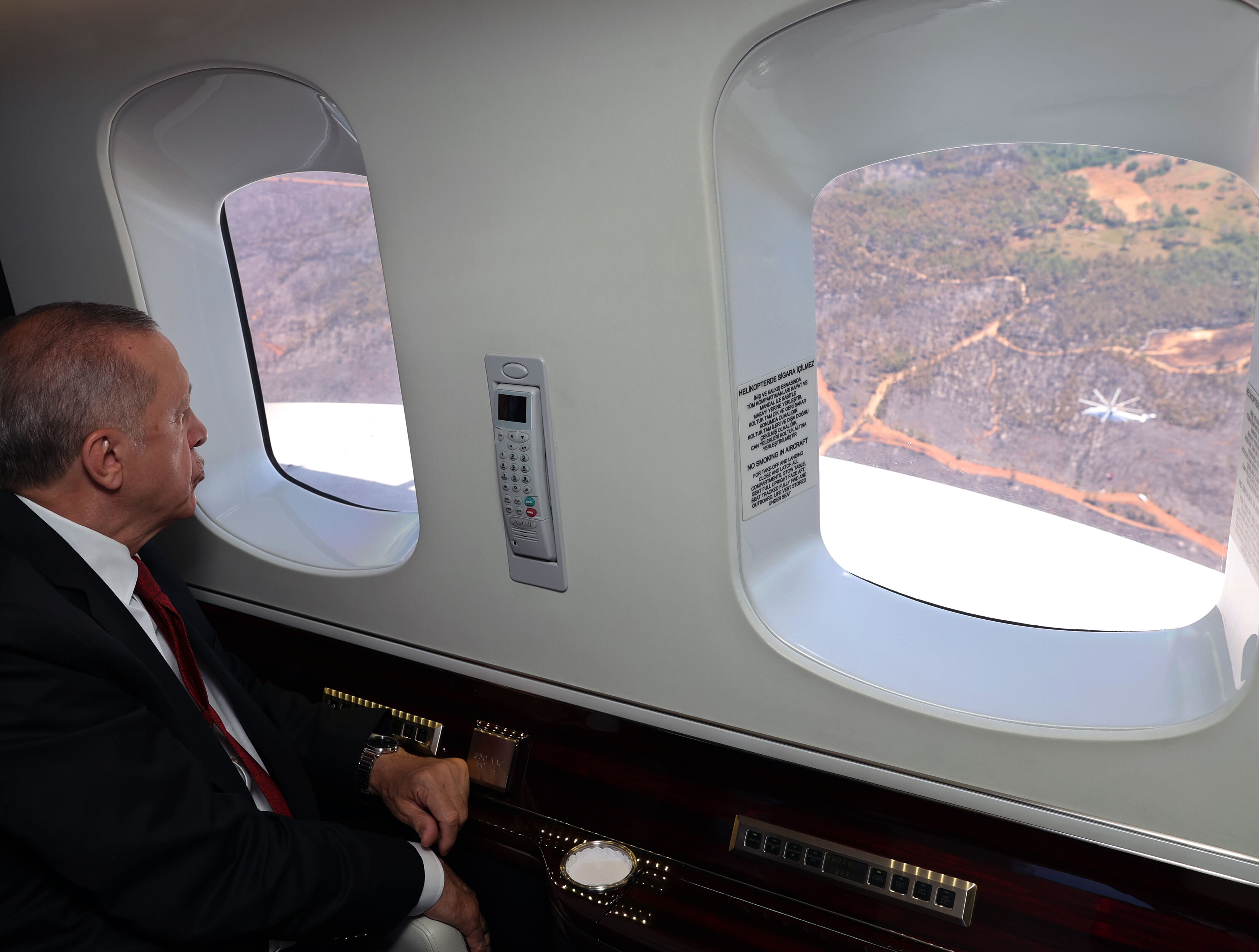 Cumhurbaşkanı Erdoğan Marmaris Yangın Bölgesi 3