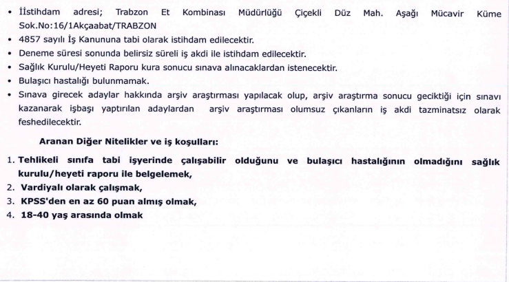 et ve süt kurumu elektrik trabzon