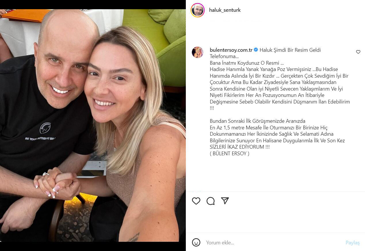 Haluk Şentürk ve Hadise