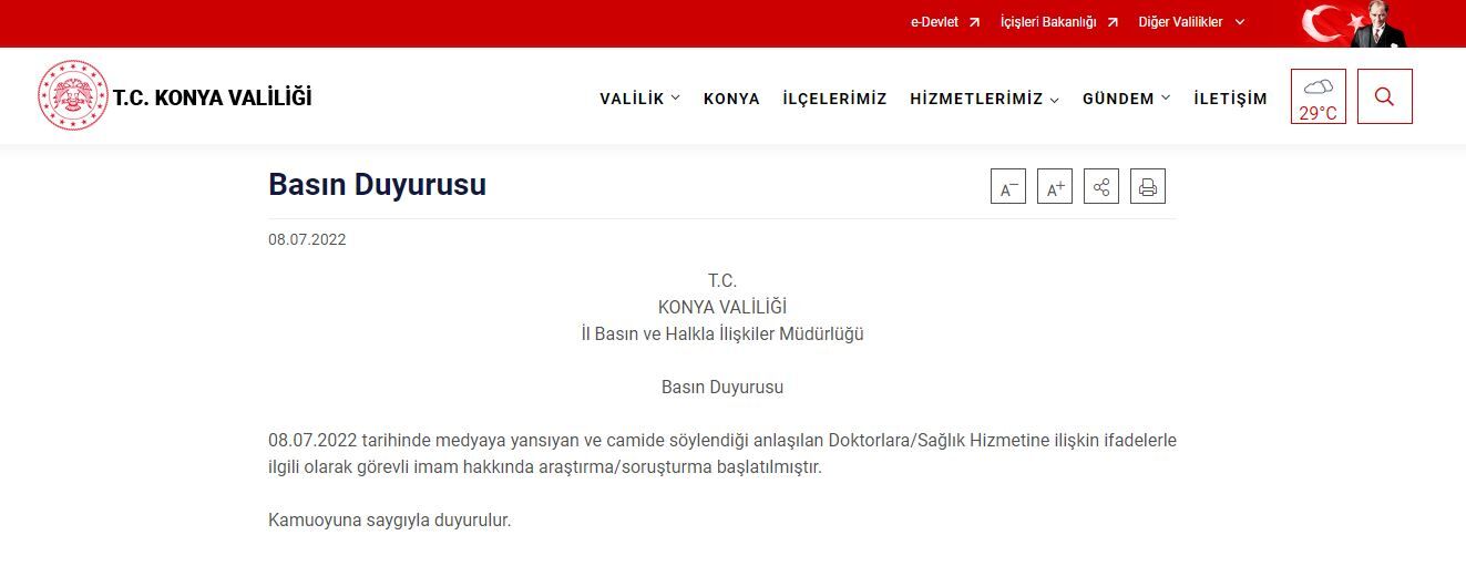 konya valiliği