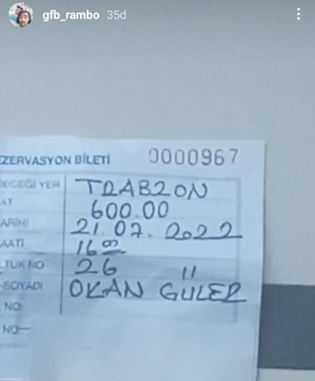 rambo okan bilet