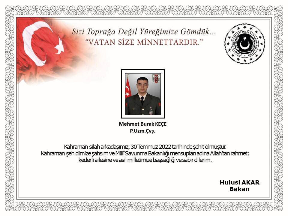 Şehit Mehmet Burak Keçe