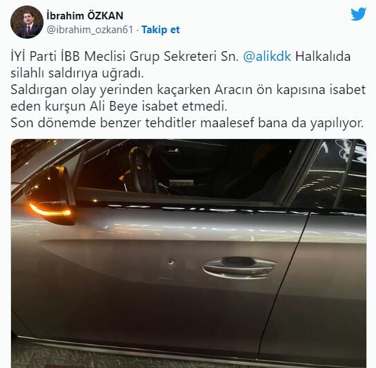 ali kınık saldırı