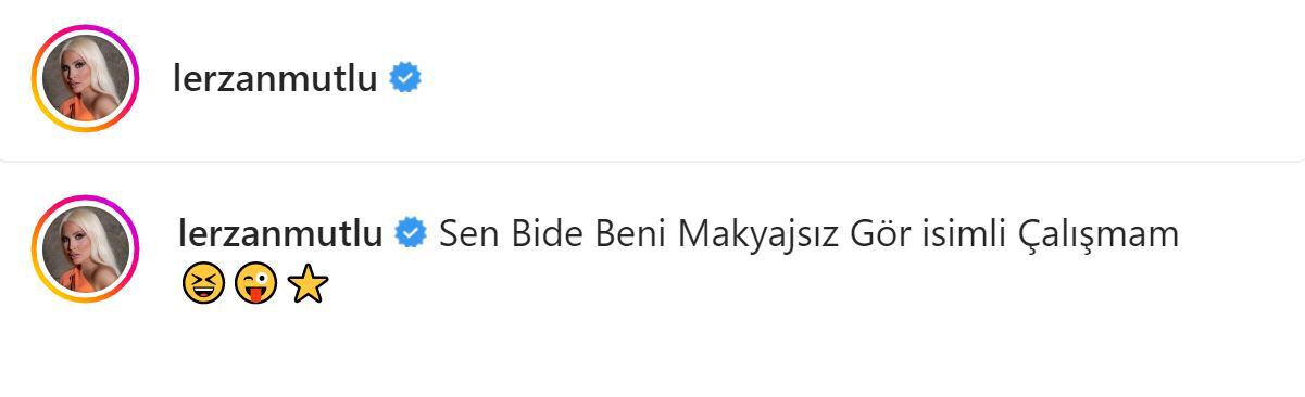 Lerzan Mutlu Makyaj Post