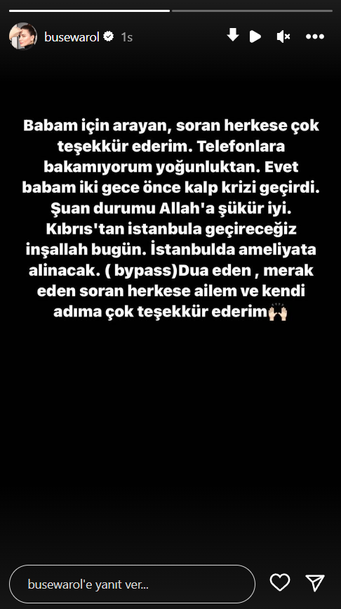 Buse Varol Açıklama