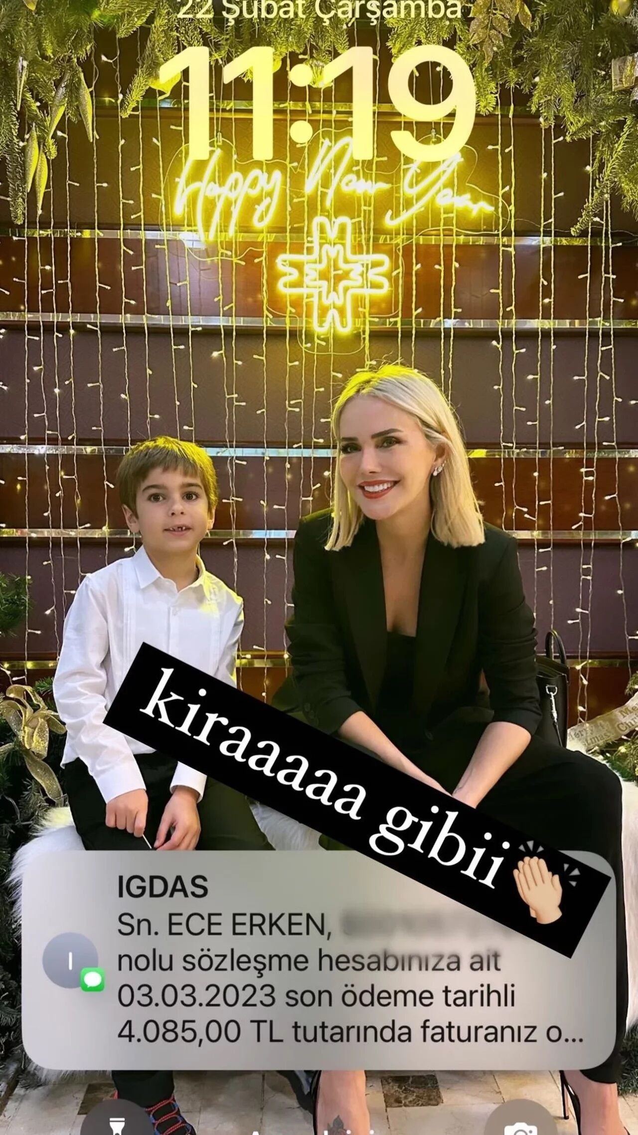 Ece Erken Doğal Gaz Faturası