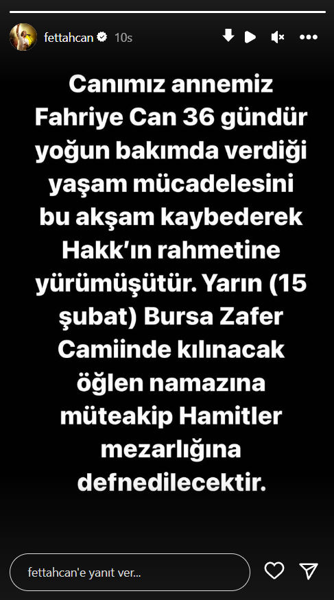 Fettah Can Story