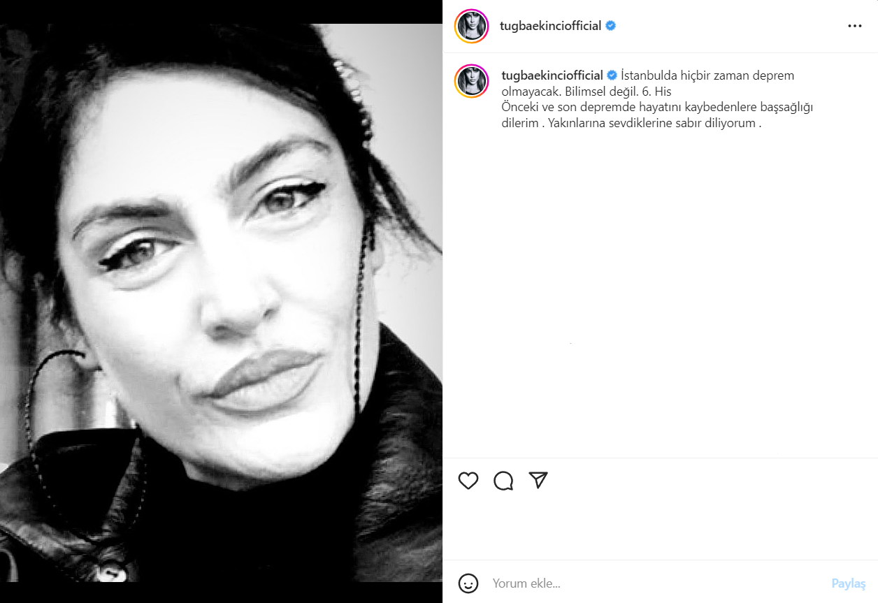 Tuğba Ekinci Post