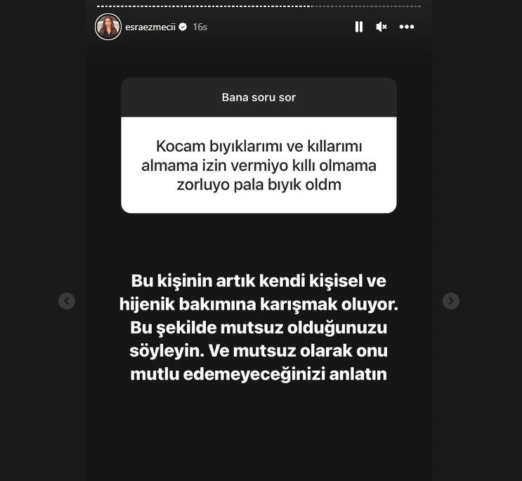 esra ezmeciye itiraf