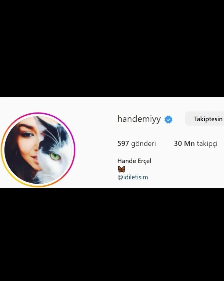hande erçel takipç, sayısı