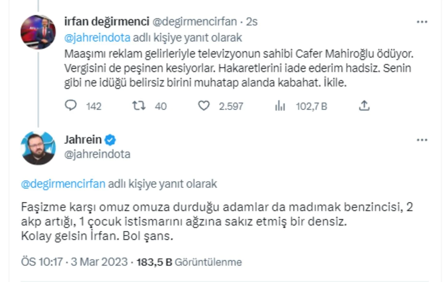 irfan jahrein