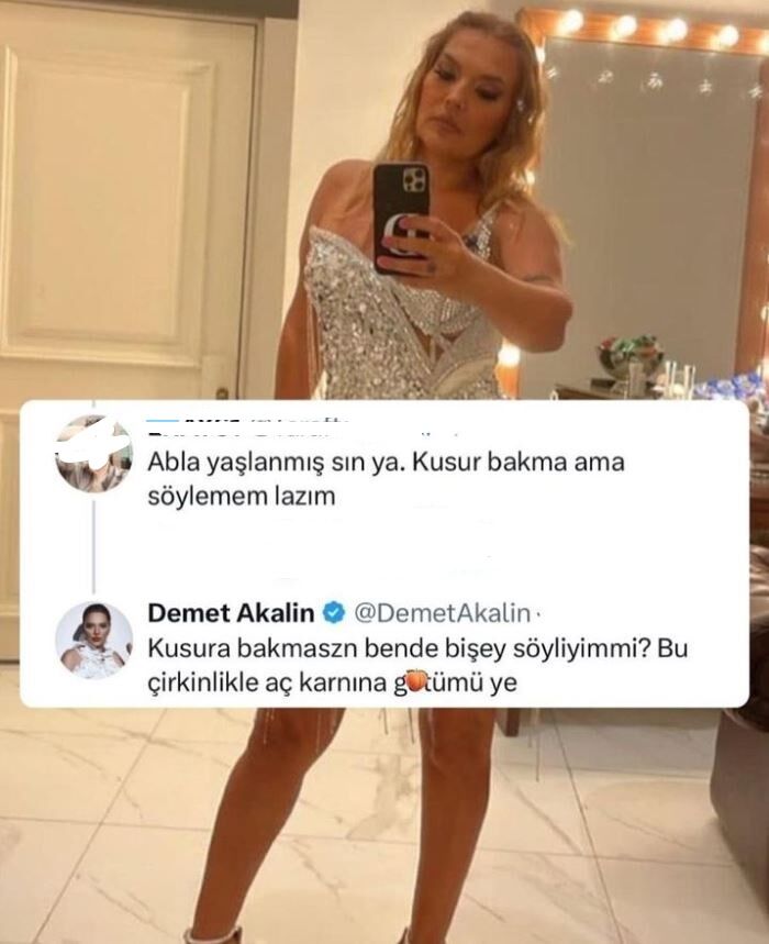 demet akalın küfür