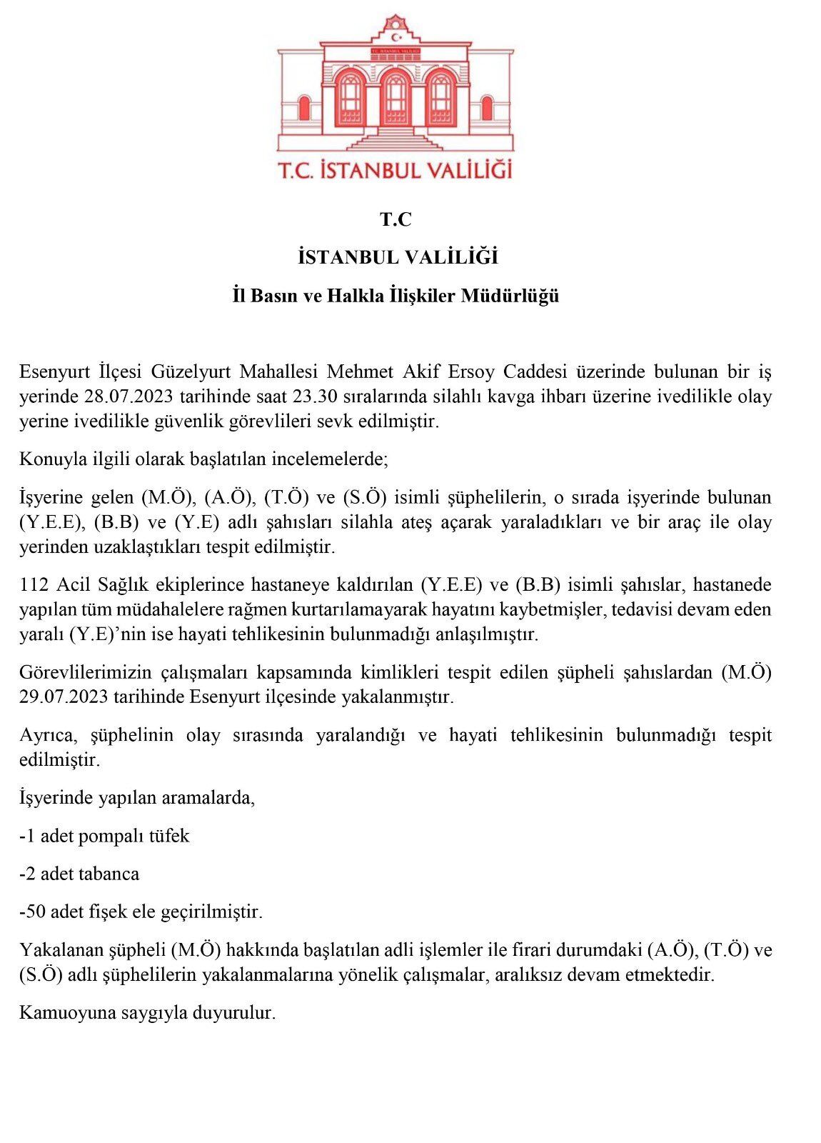 istanbul valiliği